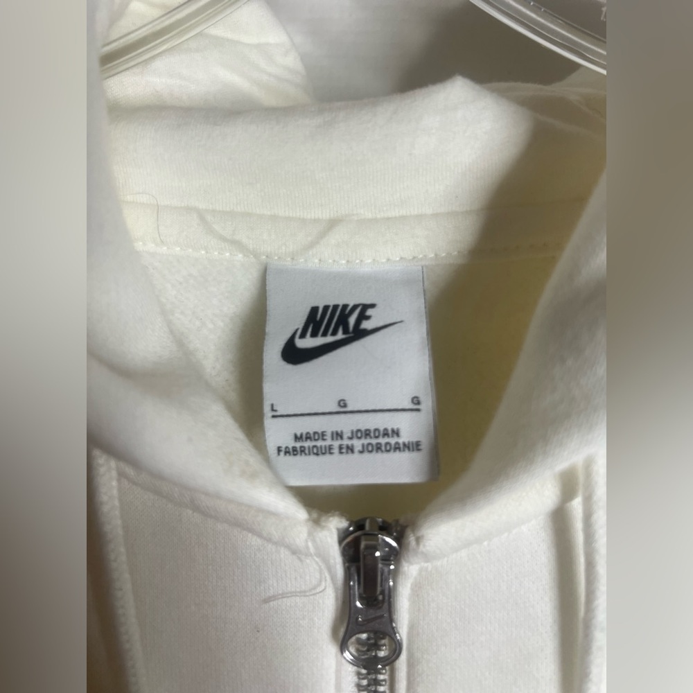 Nike Sail Phoenix Fleece Oversized Women’s Full Zip Hooded Jacket Size Large - Picture 4 of 13